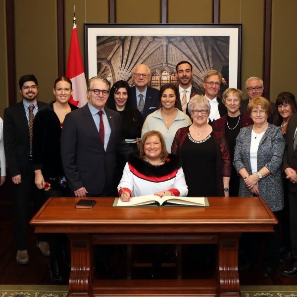 Yvonne Rumbolt-Jones with community leaders